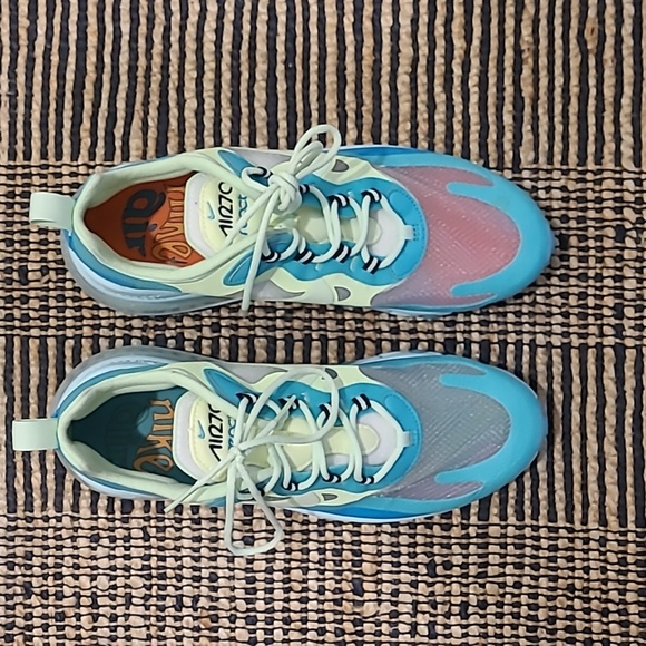 NIKE AIR MAX 270 REACT PSYCHEDELIC ART SNEAKERS - Picture 2 of 9